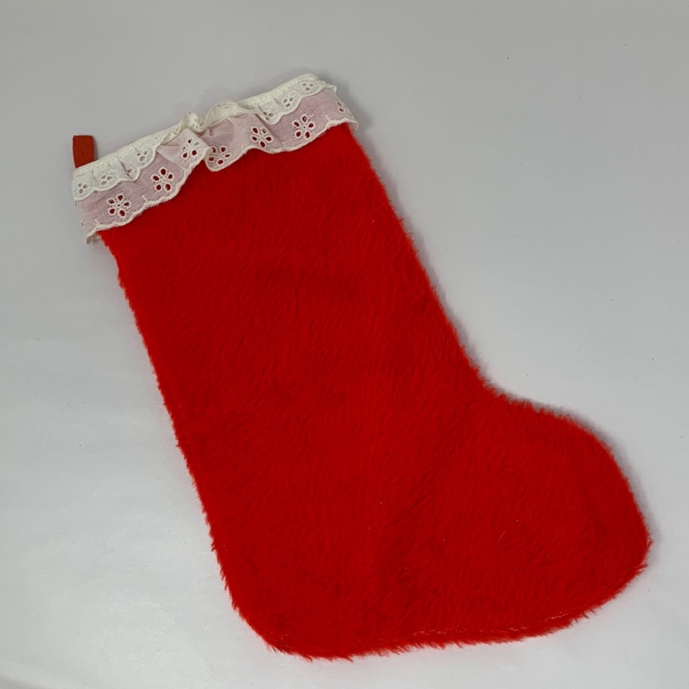 11.5” vintage stocking Christmas decoration holidays decor 🧑🏻🎄 Soooo cute!🥰